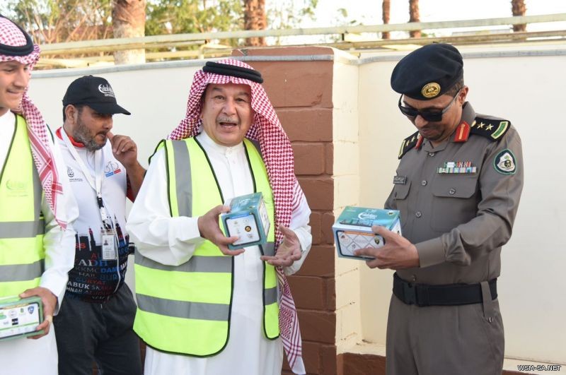 رئيس جمعية حفظ النعم ومساعد مدير المرور يدشنان حملة رمضان أمان